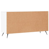 Panca Porta Scarpe Bianca 102x35x55 cm in Legno truciolato