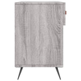 Panca Porta Scarpe Grigio Sonoma 102x35x55 cm Legno truciolato
