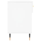 Panca Porta Scarpe Bianca 102x35x55 cm in Legno truciolato