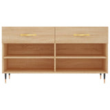 Panca Porta Scarpe Rovere Sonoma 102x35x55 cm Legno truciolato