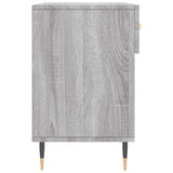 Panca Porta Scarpe Grigio Sonoma 102x35x55 cm Legno truciolato