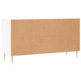 Panca Porta Scarpe Bianca 102x35x55 cm in Legno truciolato
