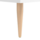 Panca Porta Scarpe Bianca 102x35x55 cm in Legno truciolato