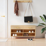 Panca Porta Scarpe Rovere Sonoma 102x35x55 cm Legno truciolato