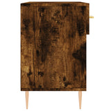 Panca Porta Scarpe Rovere Fumo 102x35x55 cm Legno truciolato