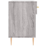 Panca Porta Scarpe Grigio Sonoma 102x35x55 cm Legno truciolato