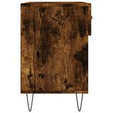 Panca Porta Scarpe Rovere Fumo 102x35x55 cm Legno truciolato