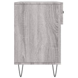 Panca Porta Scarpe Grigio Sonoma 102x35x55 cm Legno truciolato