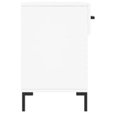 Panca Porta Scarpe Bianca 102x35x55 cm in Legno truciolato