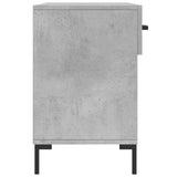 Panca Porta Scarpe Grigio Cemento 102x35x55cm Legno truciolato