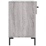 Panca Porta Scarpe Grigio Sonoma 102x35x55 cm Legno truciolato