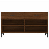 Panca Porta Scarpe Rovere Marrone 102x35x55cm Legno truciolato