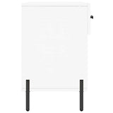 Panca Porta Scarpe Bianca 102x35x55 cm in Legno truciolato