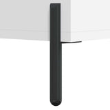 Panca Porta Scarpe Bianca 102x35x55 cm in Legno truciolato