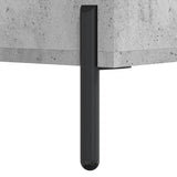 Panca Porta Scarpe Grigio Cemento 102x35x55cm Legno truciolato