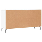 Panca Porta Scarpe Bianca 102x35x55 cm in Legno truciolato