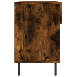 Panca Porta Scarpe Rovere Fumo 102x35x55 cm Legno truciolato