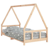 Giroletto per Bambini 90x200 cm in Legno Massello di Pino