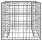 Cesto Gabbione Argento 70x70x65 cm Ferro Zincato