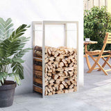 Portalegna 50x28x94 cm in Acciaio Inossidabile