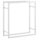 Portalegna 80x28x86 cm in Acciaio Inossidabile