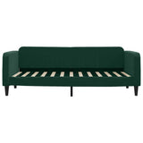 Divano Letto con Letto Estraibile Verde Scuro 90x200cm Velluto