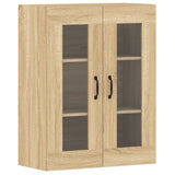 Armadietti a Parete 2 pz Rovere Sonoma in Legno truciolato