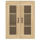 Armadietti a Parete 2 pz Rovere Sonoma in Legno truciolato