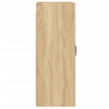 Armadietti a Parete 2 pz Rovere Sonoma in Legno truciolato