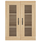 Armadietti a Parete 2 pz Rovere Sonoma in Legno truciolato