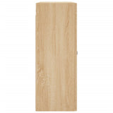 Armadietti a Parete 2 pz Rovere Sonoma in Legno truciolato