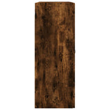 Armadietti a Parete 2 pz Rovere Fumo in Legno truciolato