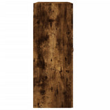 Armadietti a Parete 2 pz Rovere Fumo in Legno truciolato