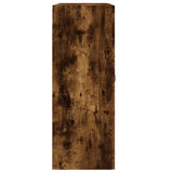 Armadietti a Parete 2 pz Rovere Fumo in Legno truciolato