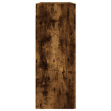 Armadietti a Parete 2 pz Rovere Fumo in Legno truciolato