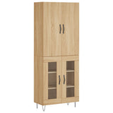 Credenza Rovere Sonoma 69,5x34x180 cm in Legno truciolato