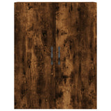 Credenza Rovere Fumo 69,5x34x180 cm in Legno truciolato