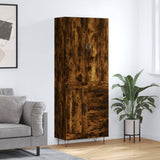 Credenza Rovere Fumo 69,5x34x180 cm in Legno truciolato