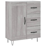 Credenza Grigio Sonoma 69,5x34x180 cm in Legno truciolato