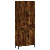 Credenza Rovere Fumo 69,5x34x180 cm in Legno truciolato