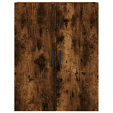 Credenza Rovere Fumo 69,5x34x180 cm in Legno truciolato