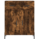 Credenza Rovere Fumo 69,5x34x180 cm in Legno truciolato
