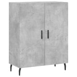 Credenza Grigio Cemento 69,5x34x180 cm in Legno truciolato
