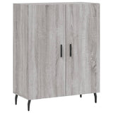 Credenza Grigio Sonoma 69,5x34x180 cm in Legno truciolato