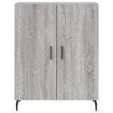 Credenza Grigio Sonoma 69,5x34x180 cm in Legno truciolato