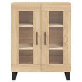 Credenza Rovere Sonoma 69,5x34x180 cm in Legno truciolato