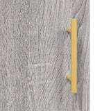 Credenza Grigio Sonoma 69,5x34x180 cm in Legno truciolato