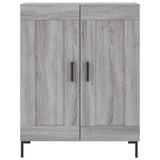 Credenza Grigio Sonoma 69,5x34x180 cm in Legno truciolato
