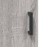 Credenza Grigio Sonoma 69,5x34x180 cm in Legno truciolato