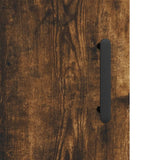 Credenza Rovere Fumo 69,5x34x180 cm in Legno truciolato